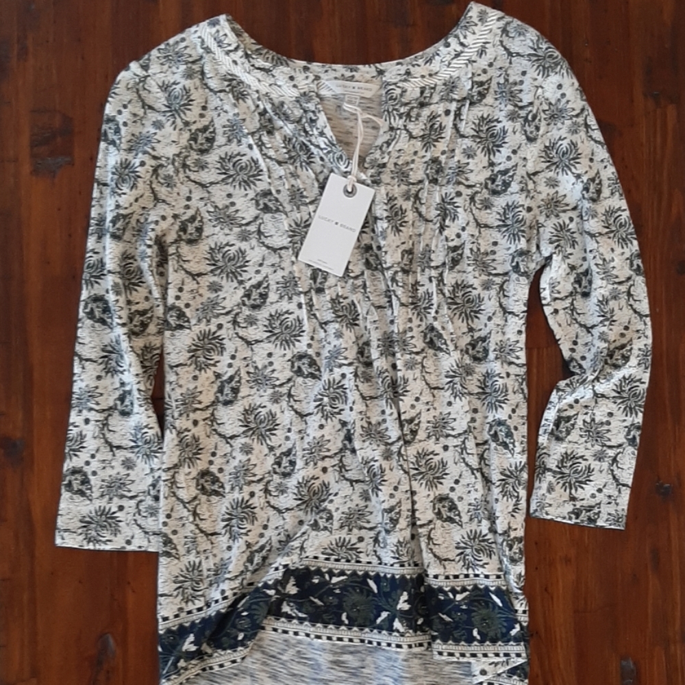 Lucky Brand Patterned Top